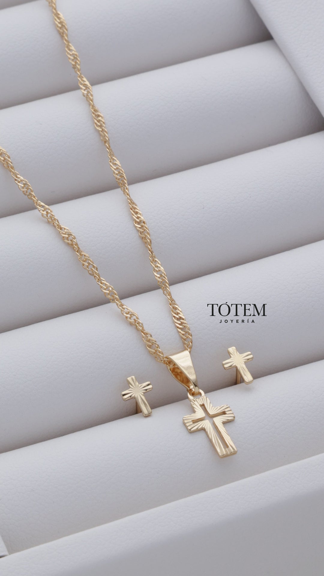 Combo cruz diamantada