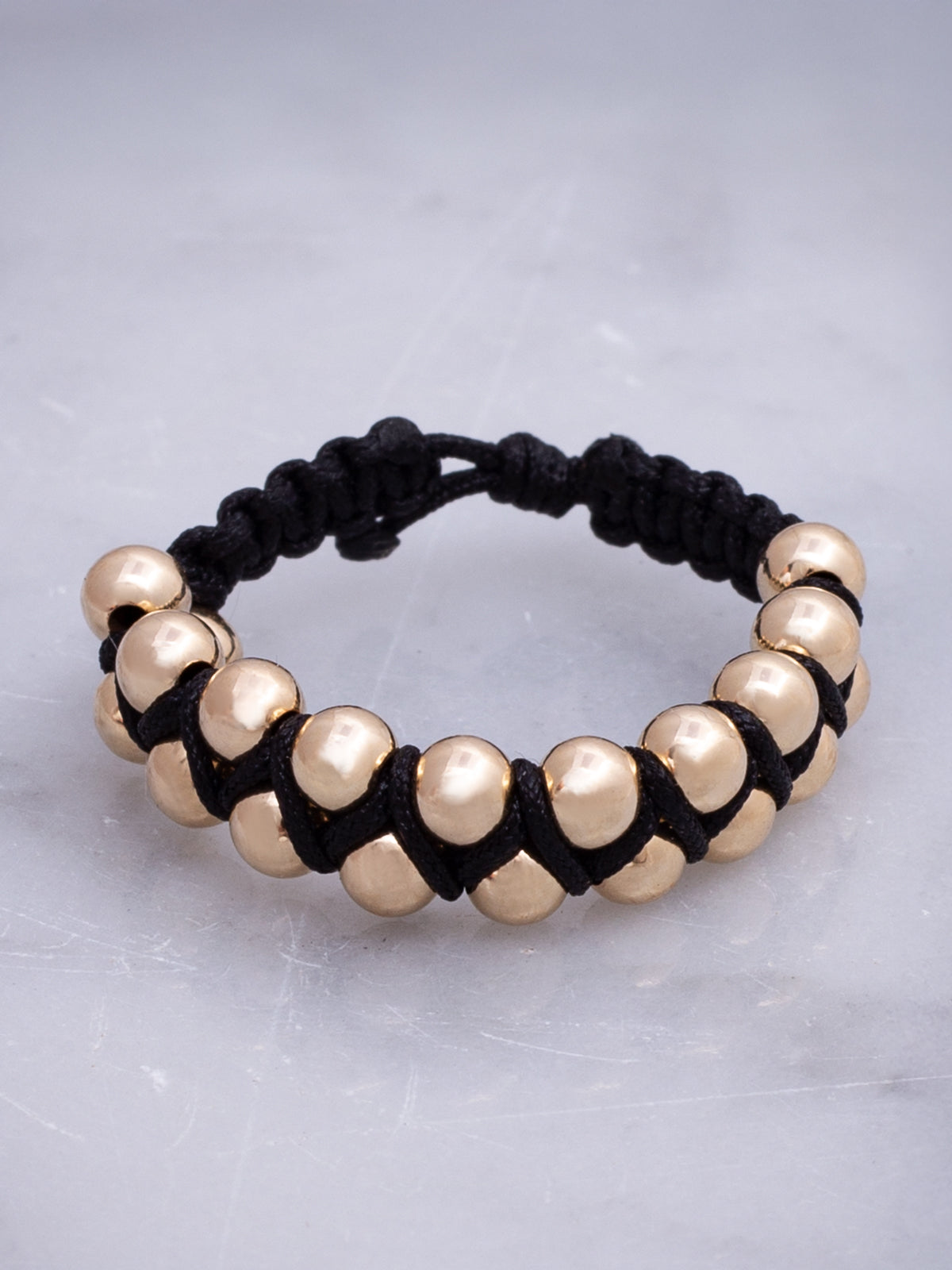 Anillo tejido Zigzag 4mm