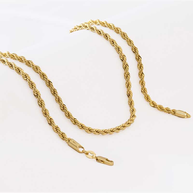 Cadena Lazo gruesa 3mm 65 Cms