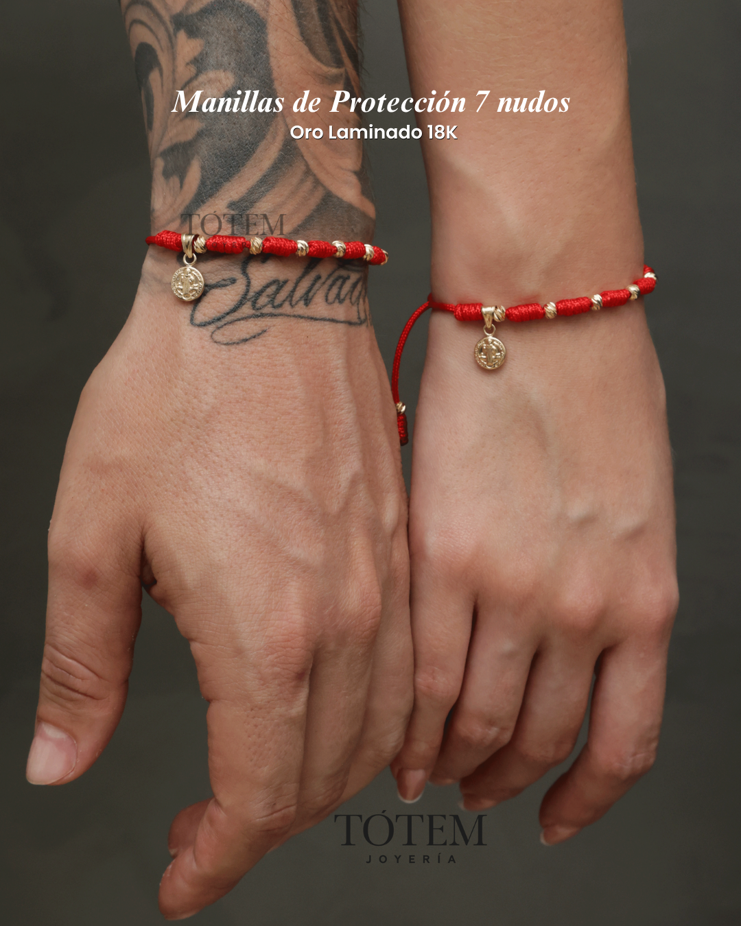 2 Manillas 7 nudos de Protección San Benito