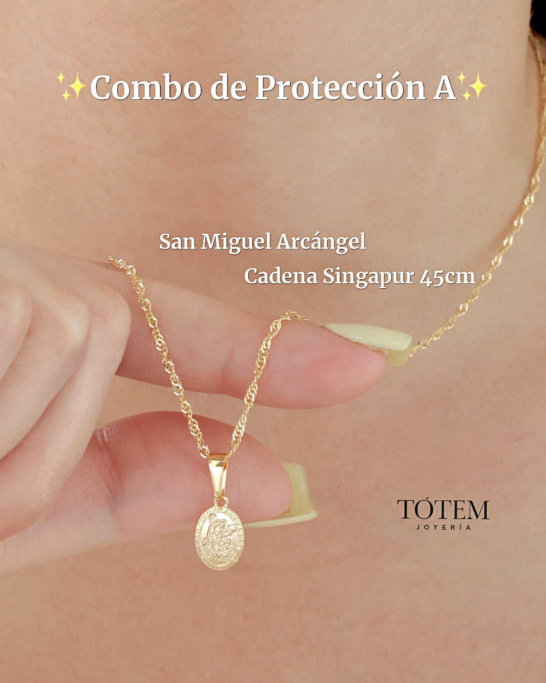Combo Cadena + dije de protección