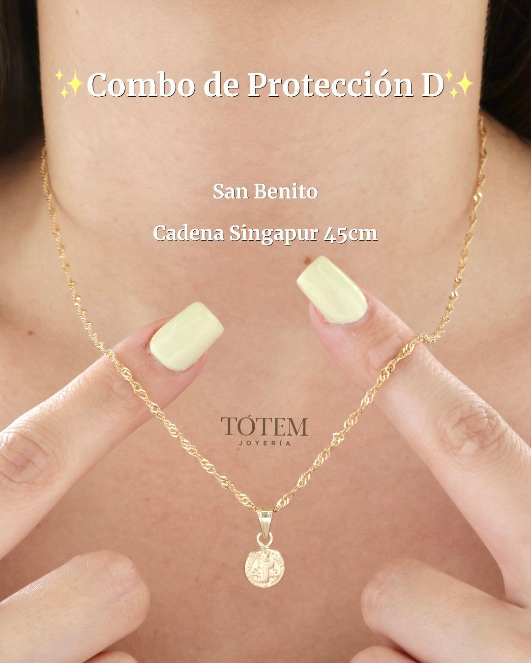 Combo Cadena + dije de protección