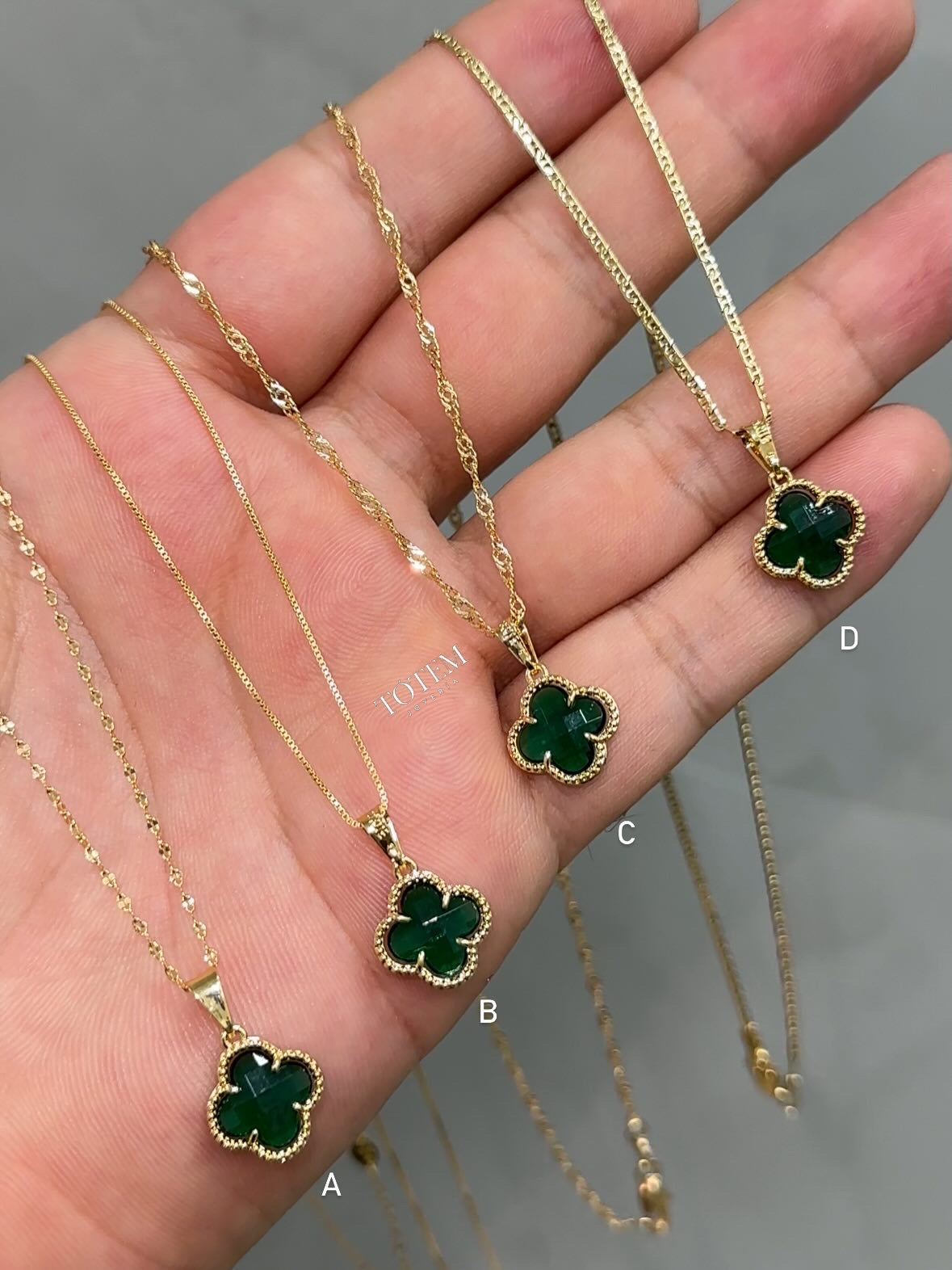 Combos Trébol Verde Cristal
