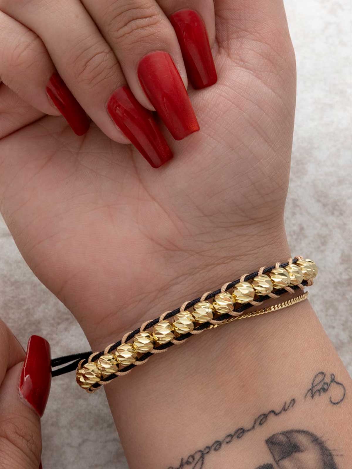 Manilla doble diamantada 6mm