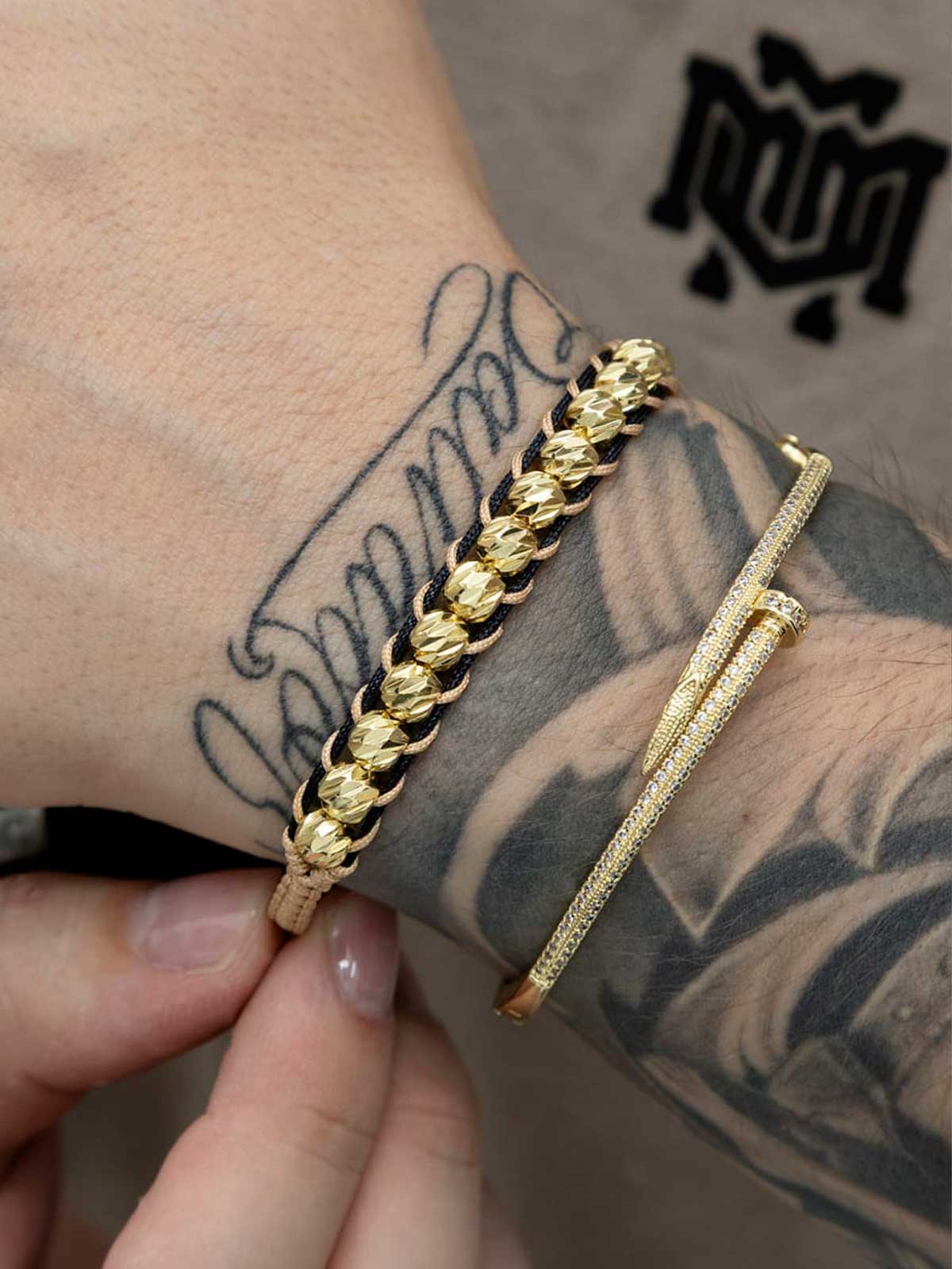 Manilla doble diamantada 6mm