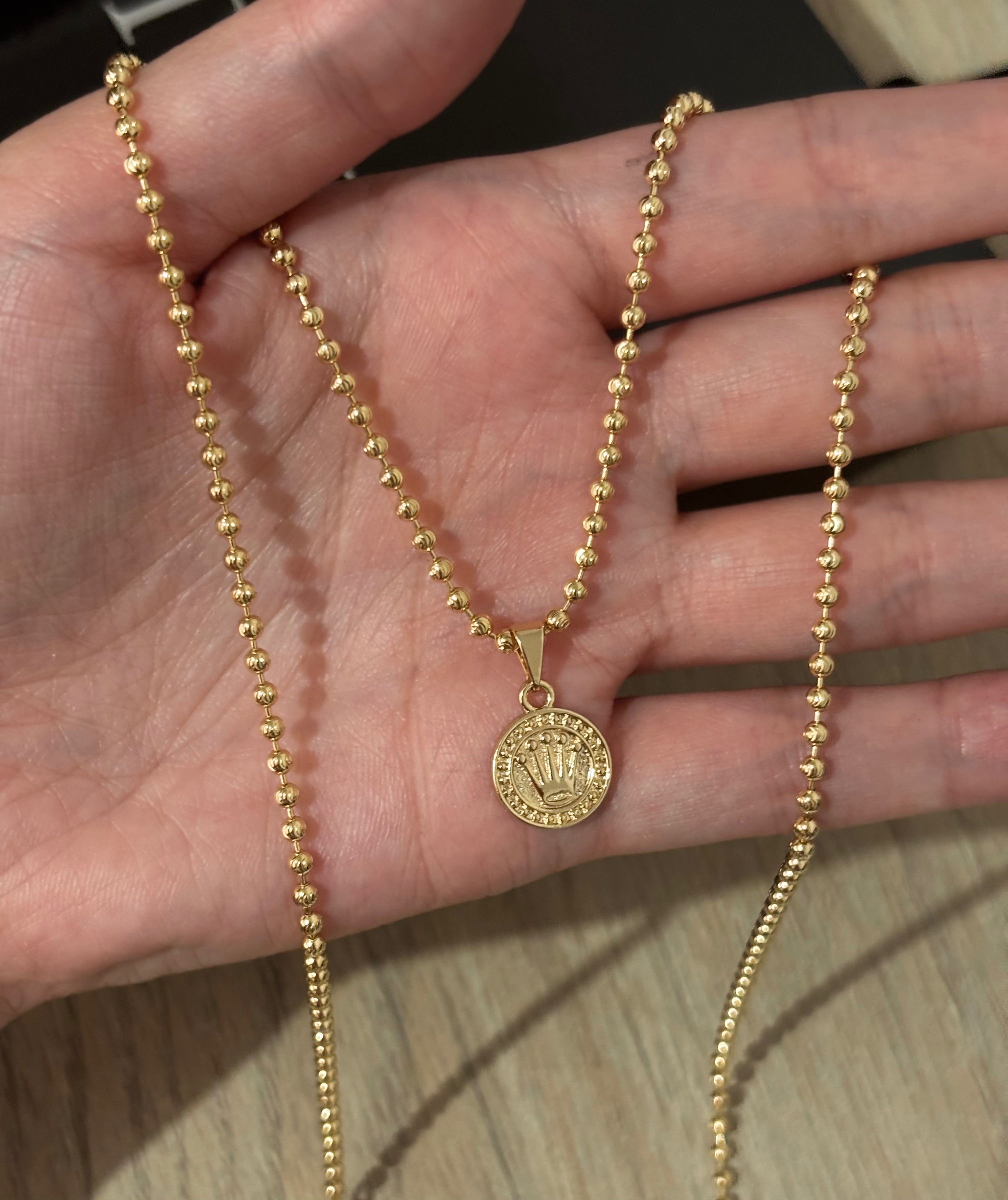 Cadena Militar diamantada 60cm x 2.5mm