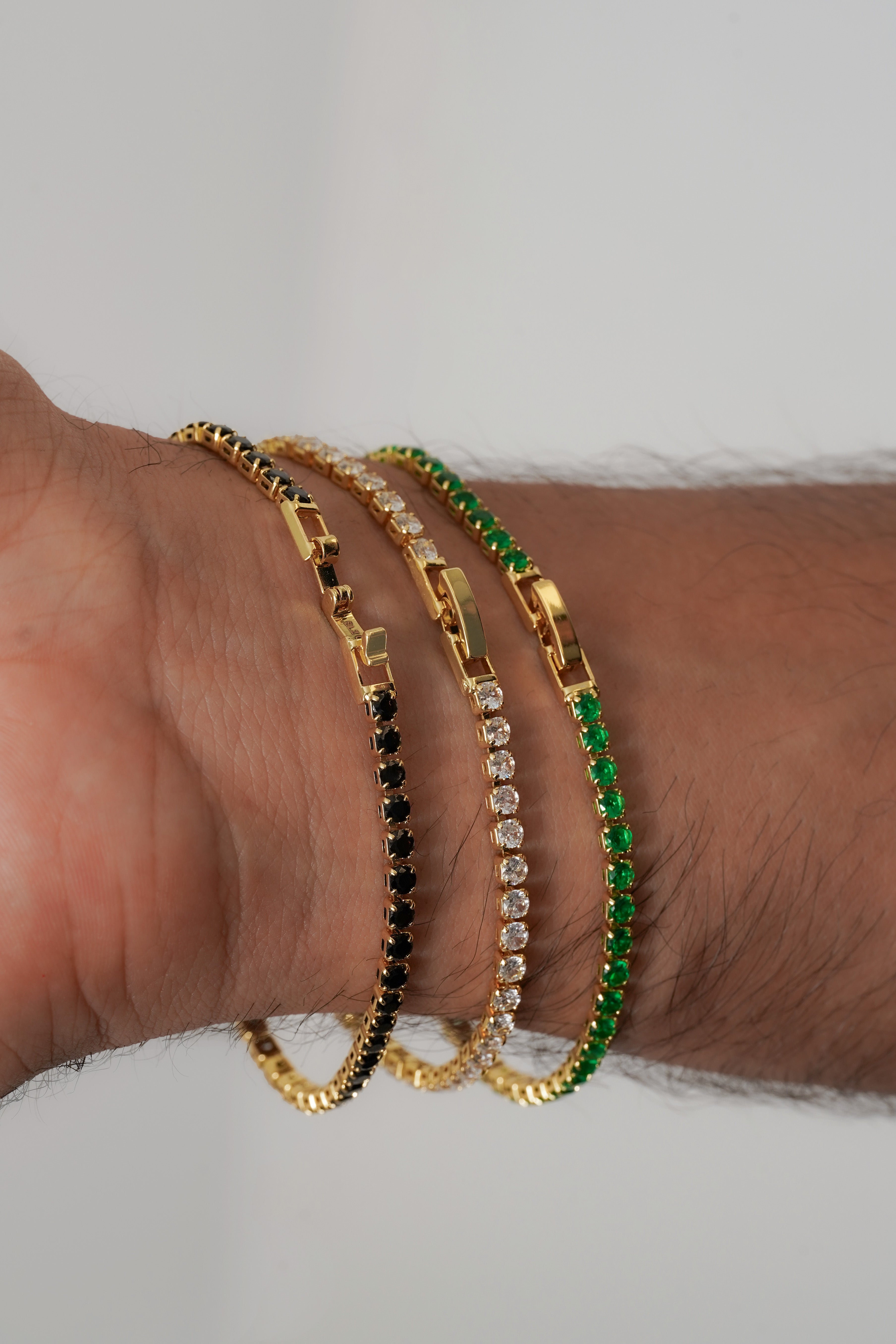 Pulsera Tenis Circonias  20 Cms