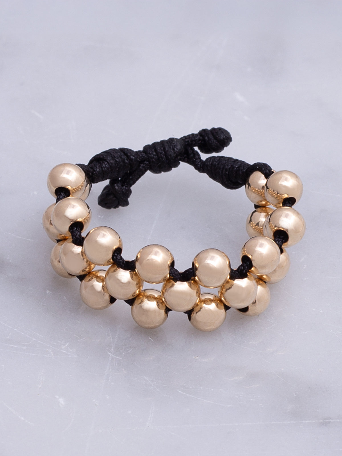 Anillo tejido 4mm triplecarril