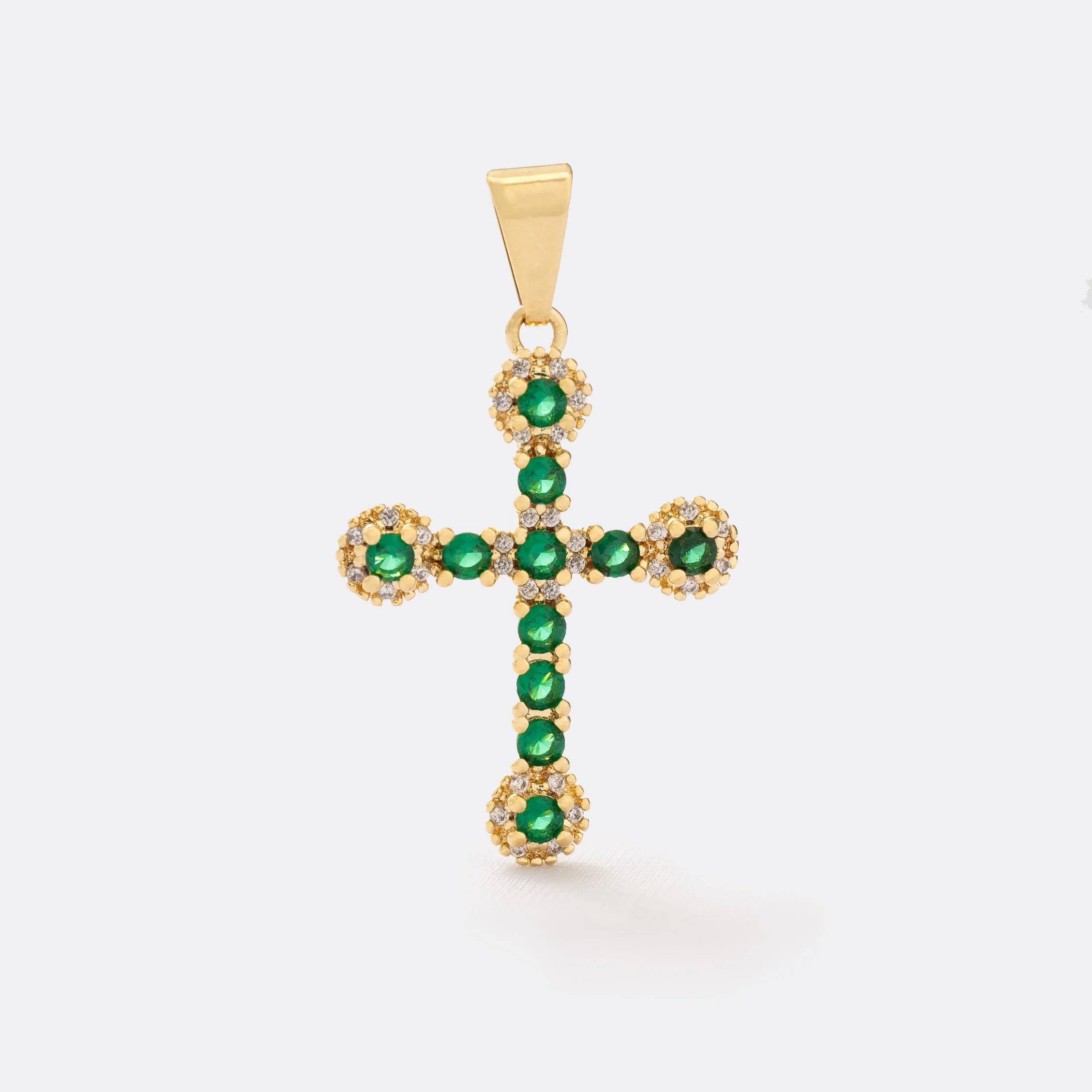Dije Cruz Emerald Love