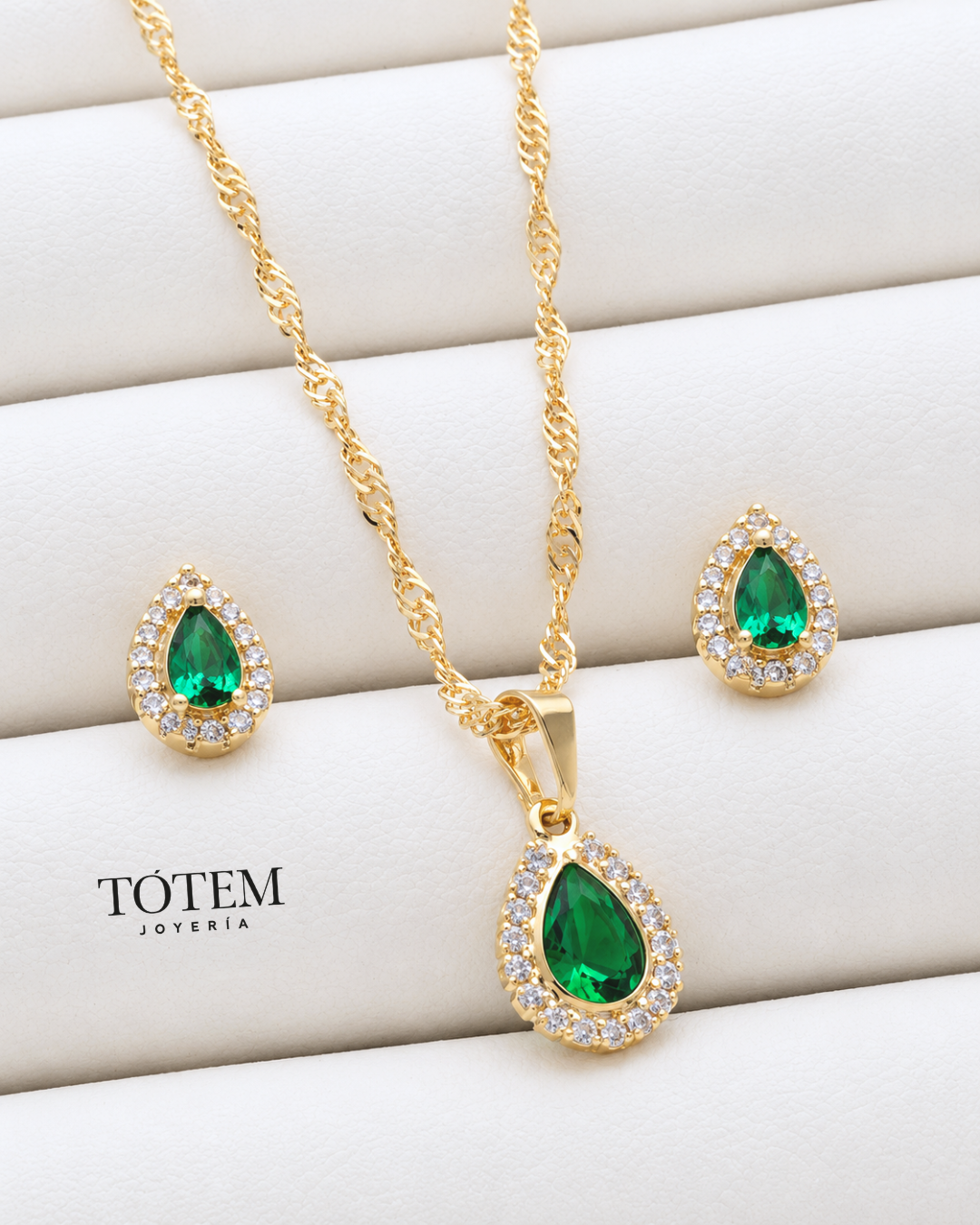 Combo Gota verde elegance