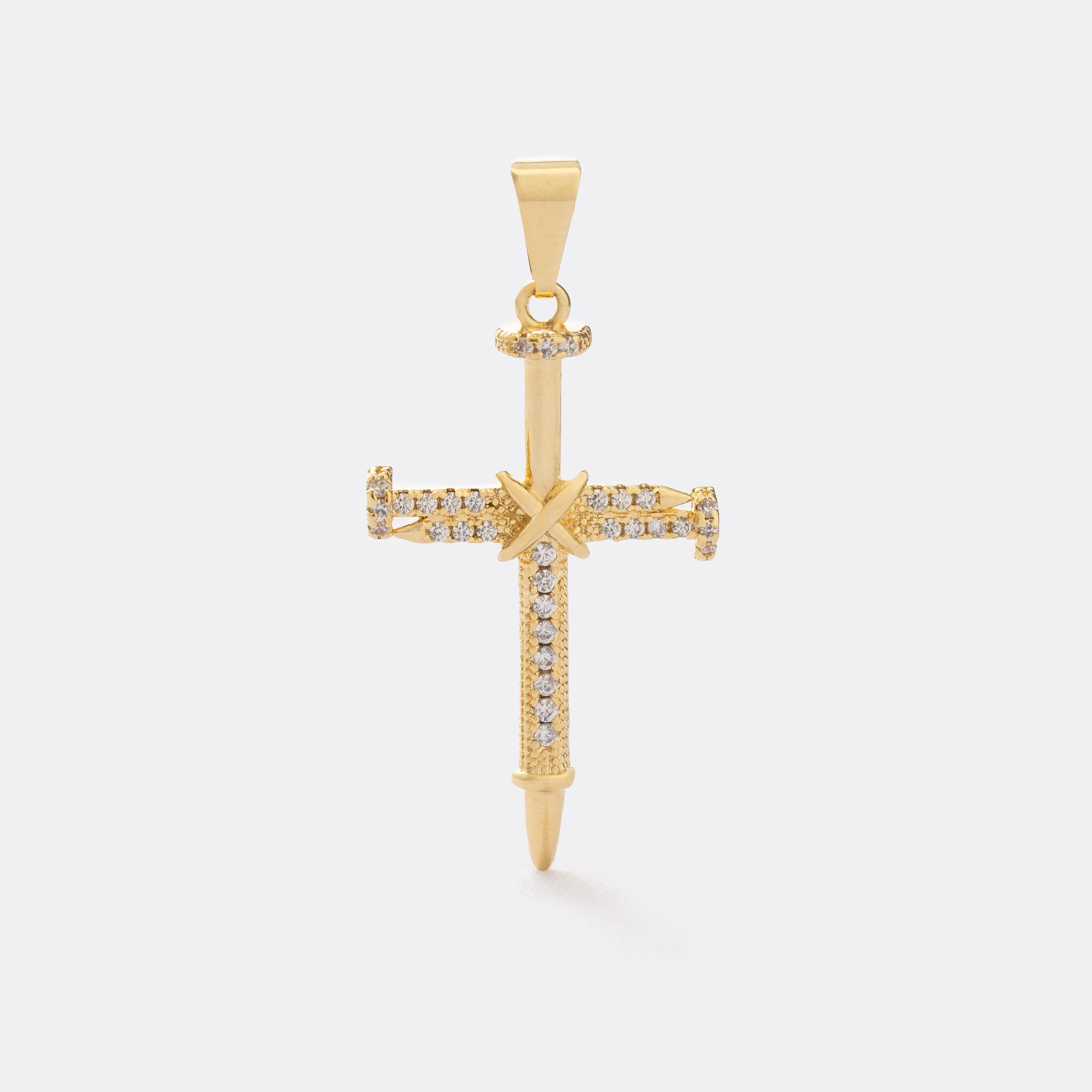 Dije Cruz Clavos Circonias