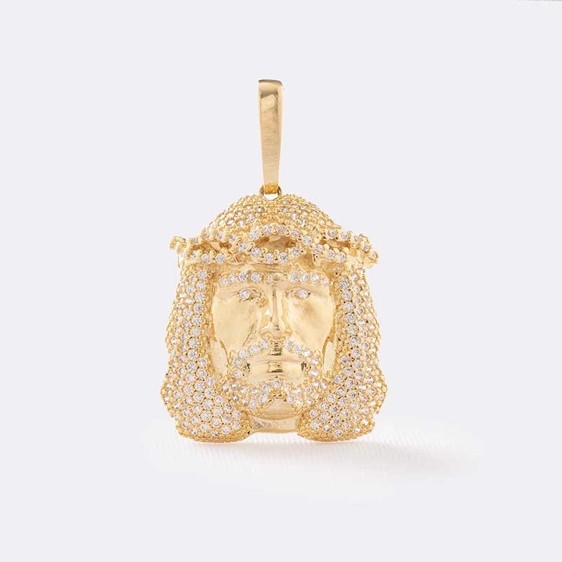 Dije Rostro Cristo Swarovski