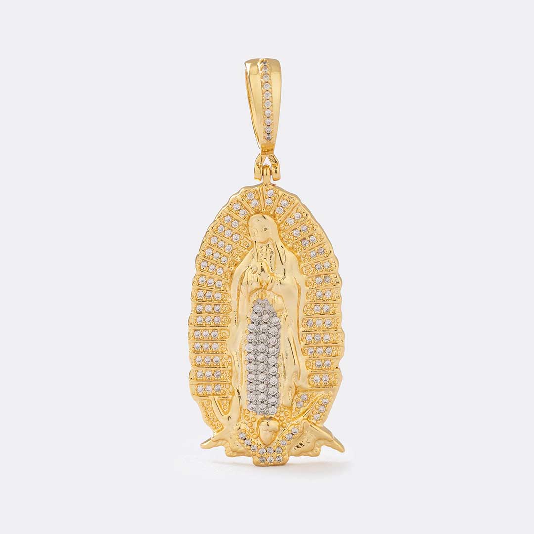 Dije Nuestra Señora de Guadalupe Circonias