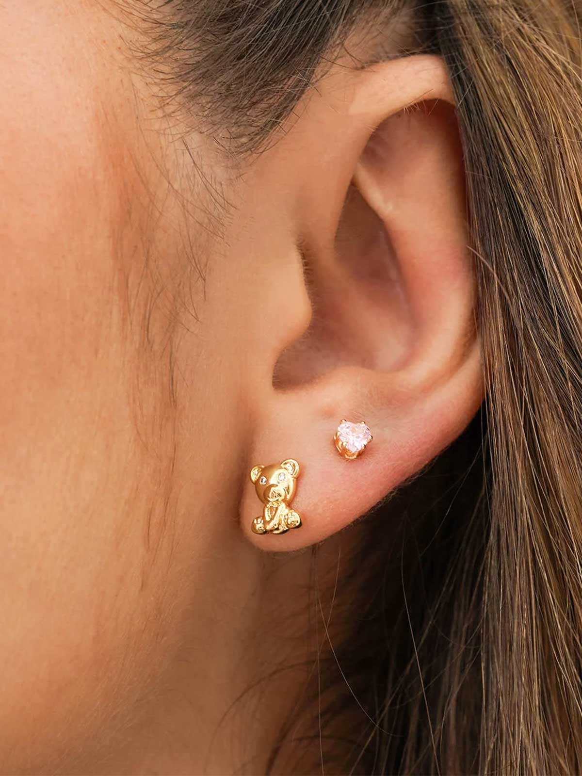 Arete Osito Teddy
