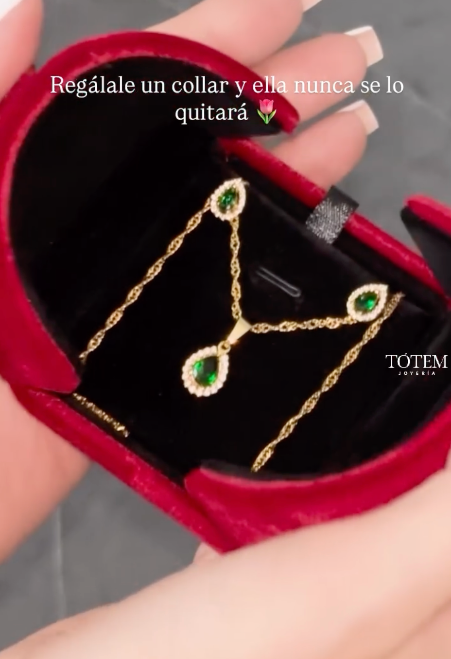 Combo Gota verde elegance